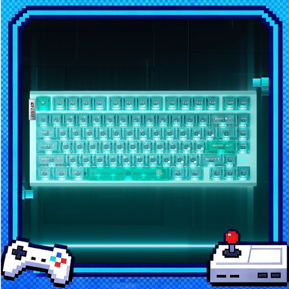 Gaming Keyboard Hall Effect Switches - لوحة مفاتيح الألعاب السلكية ATK RS7