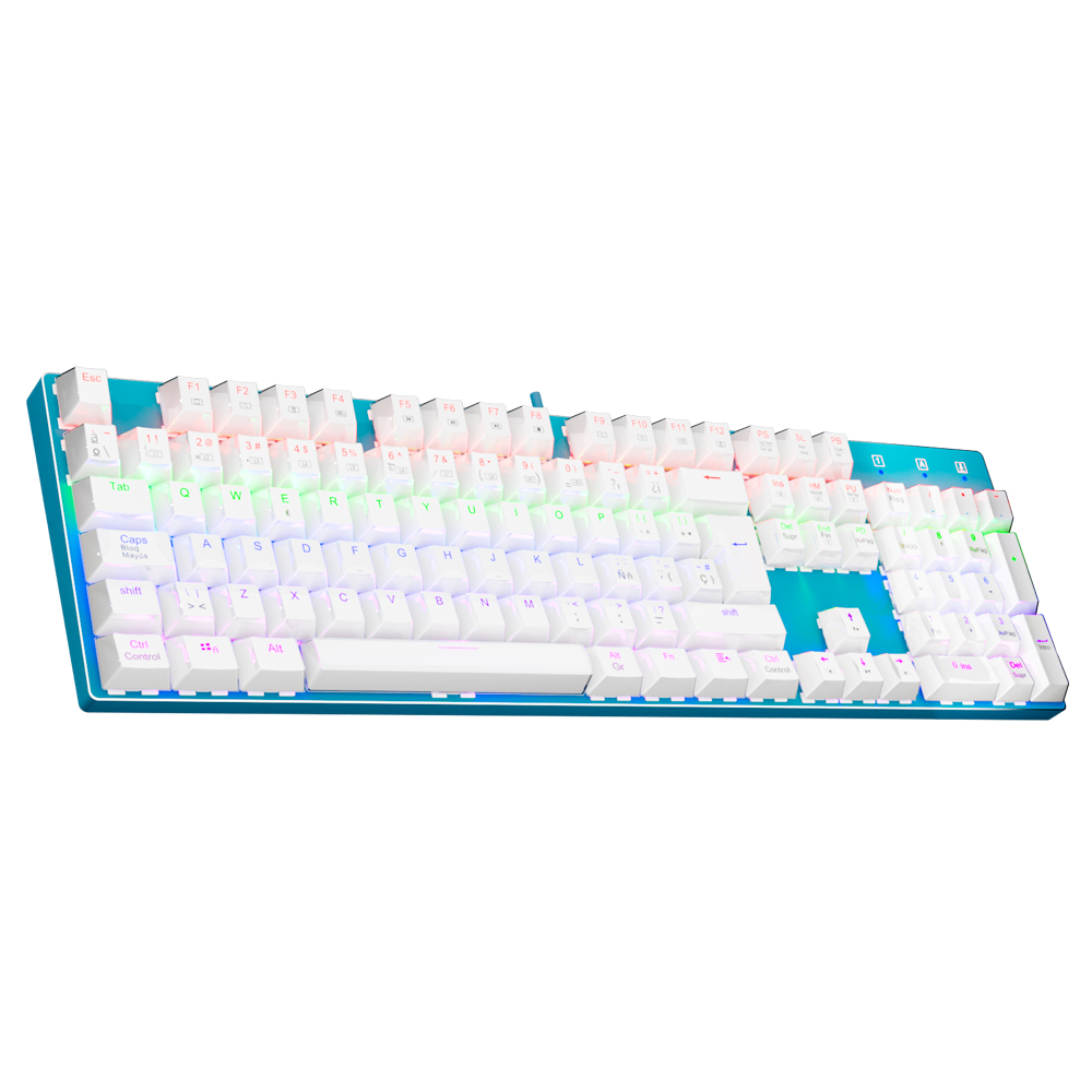 Keyboard Gaming Blue Switch - لوحة مفاتيح ميكانيكية سلكية للألعاب E-YOOSO