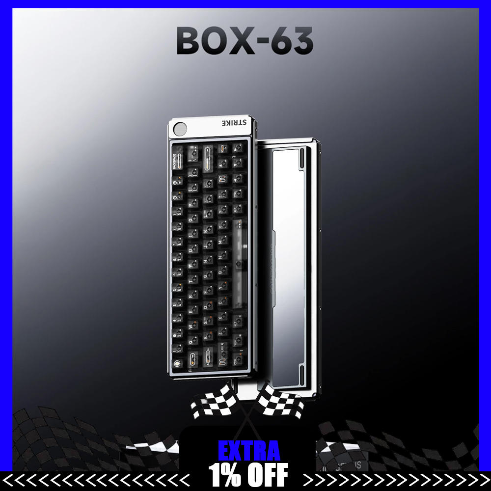Gaming Keyboard Hall Effect Switches - لوحة مفاتيح ميكانيكية AULA BOX63 بمفاتيح