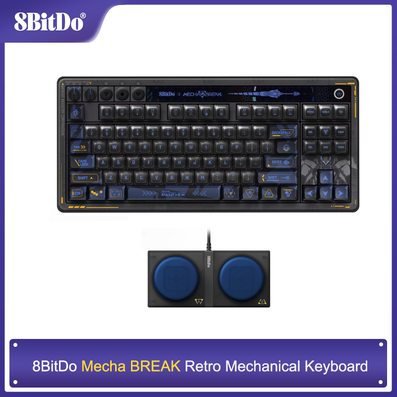 Gaming Keyboard Hot Swappable - لوحة مفاتيح ميكانيكية 8BitDo Retro 87