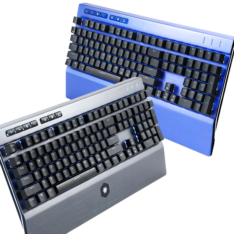 Keyboard Gaming Blue Switch - لوحة مفاتيح الألعاب HEXGEARS GK739 ذات