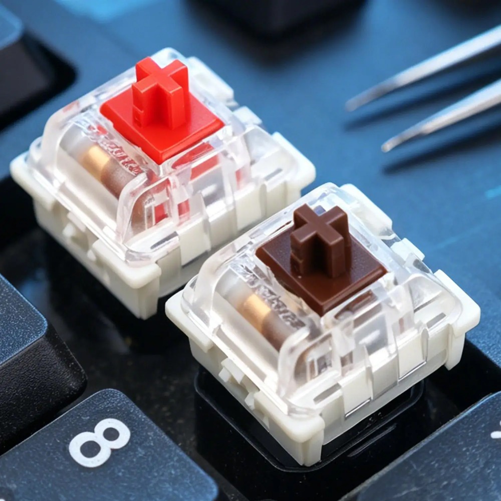 1-150 قطعة مفاتيح لوحة مفاتيح  - مراجعة Keyboard Gaming Blue Switch وسعره