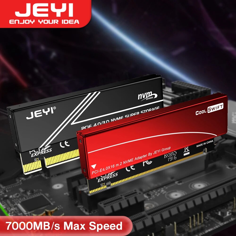 محول JEYI M.2 NVME إلى PCIE X1 - مراجعة Samsung Ssd 980 Pro وسعره