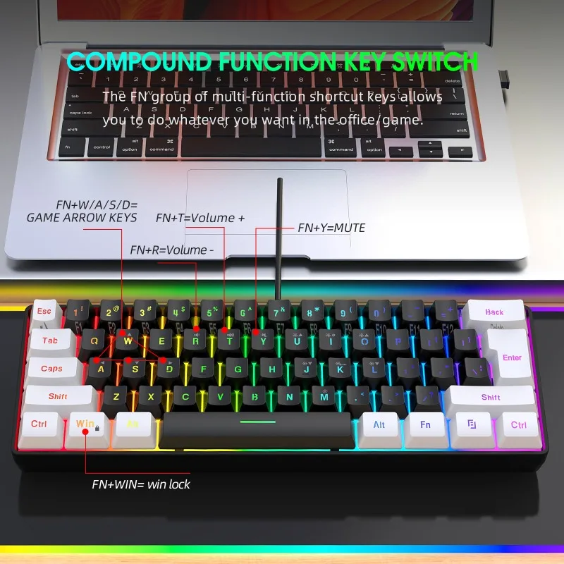 طقم لوحة مفاتيح وماوس للألعاب  - مراجعة Gaming Keyboard Mouse Combo وسعره
