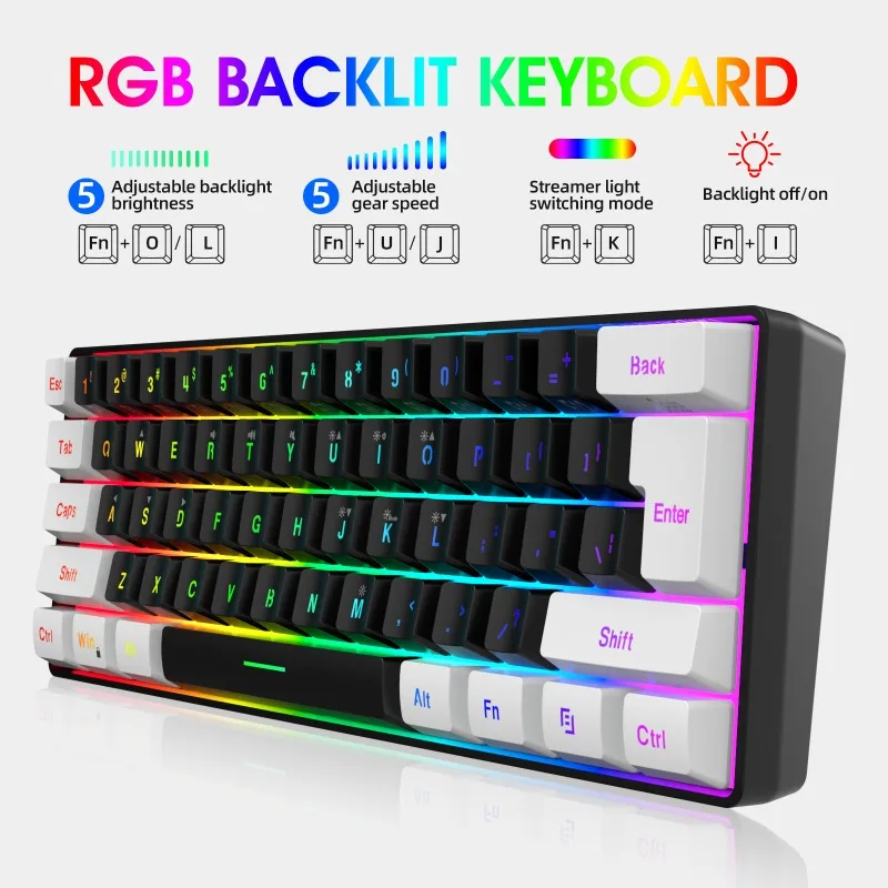 طقم لوحة مفاتيح وماوس للألعاب  - مراجعة Gaming Keyboard Mouse Combo وسعره
