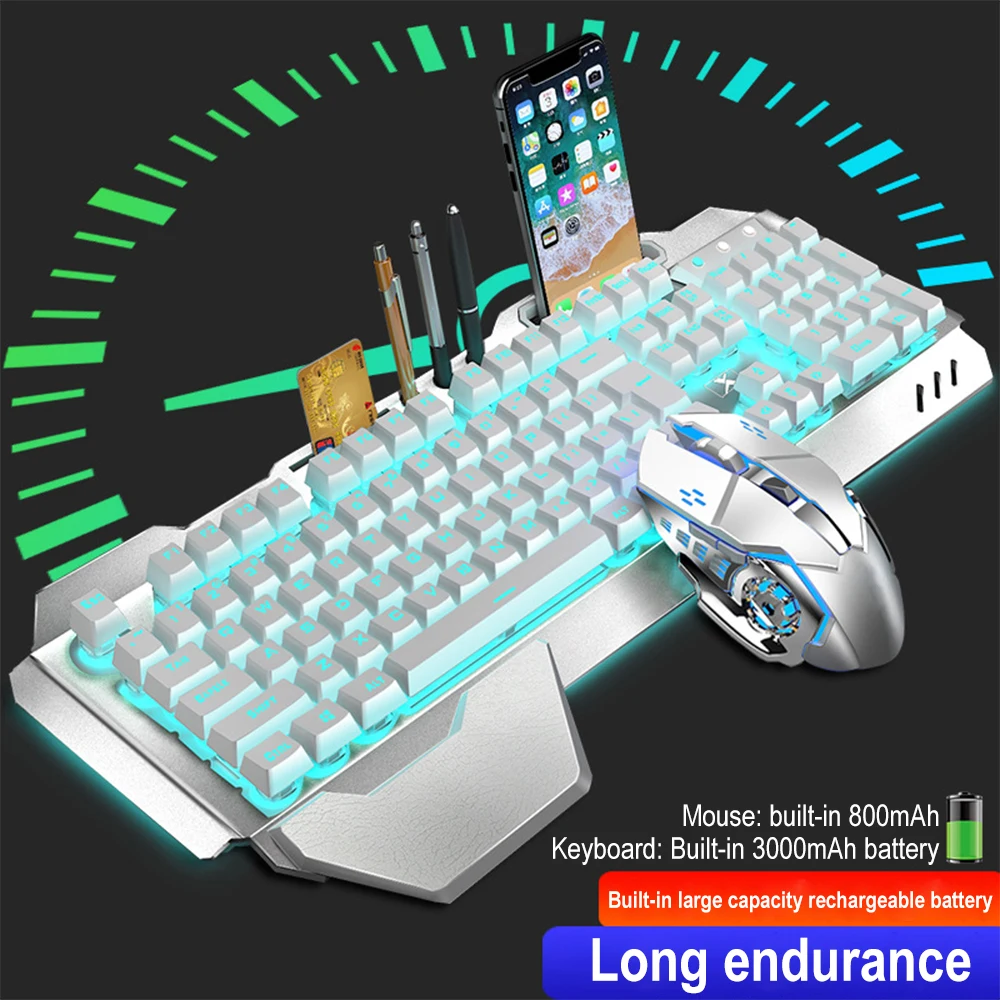 K680 لوحة مفاتيح وماوس لاسلكي  - مراجعة Gaming Keyboard Mouse Combo وسعره