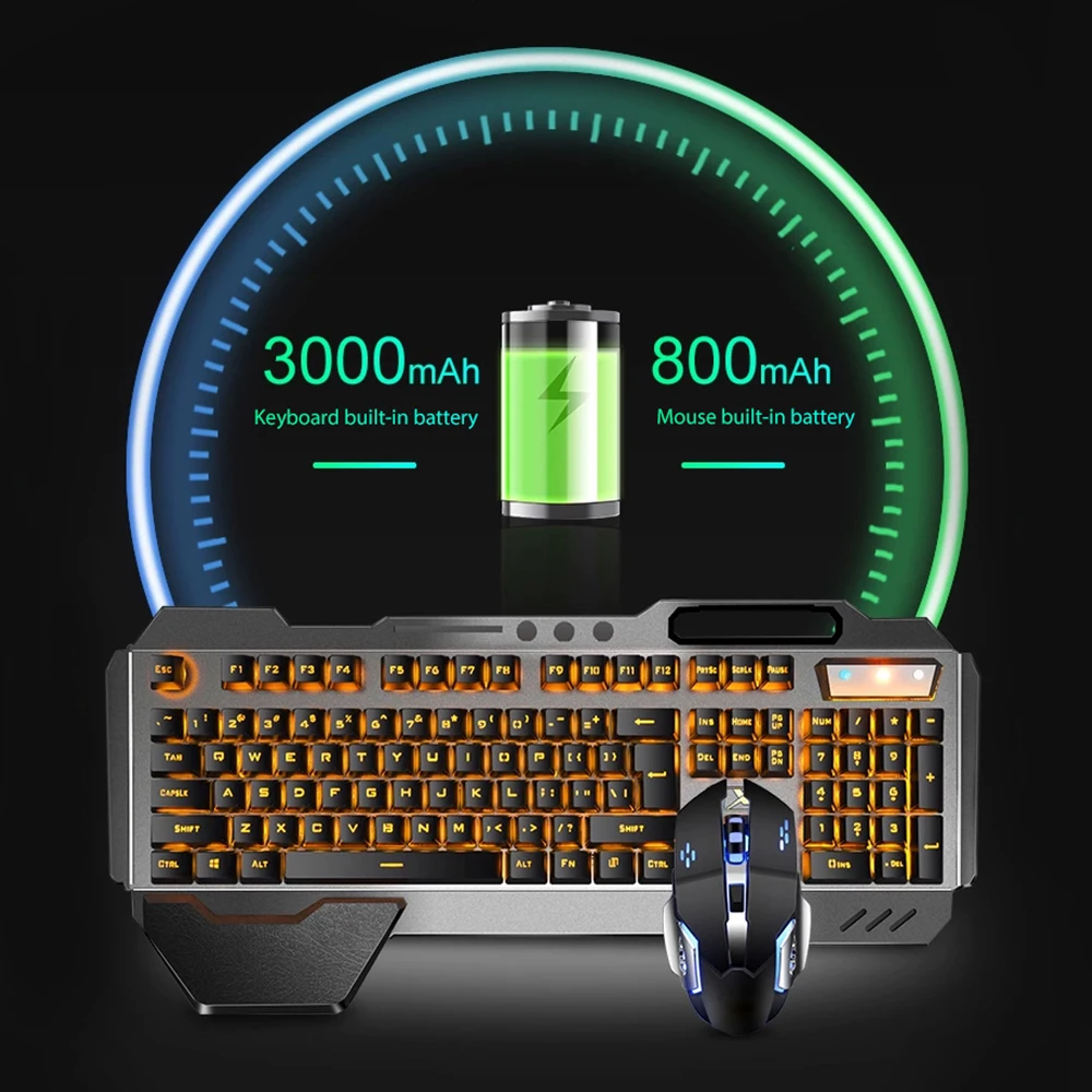 K680 لوحة مفاتيح وماوس لاسلكي  - مراجعة Gaming Keyboard Mouse Combo وسعره