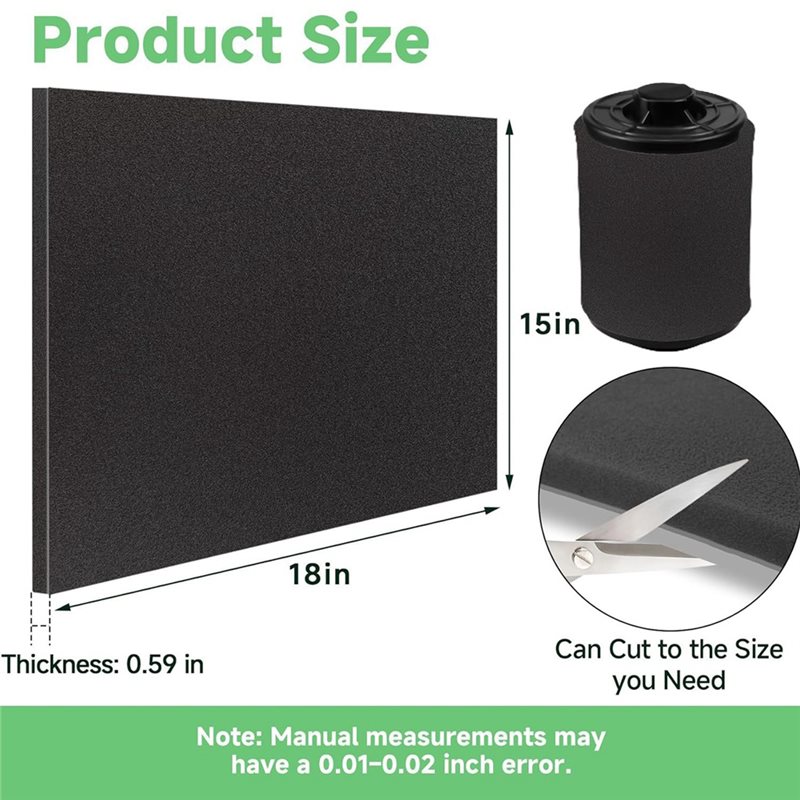 فلتر هواء بديل للدراجات الناري - مراجعة Polyurethane Foam Sheet وسعره