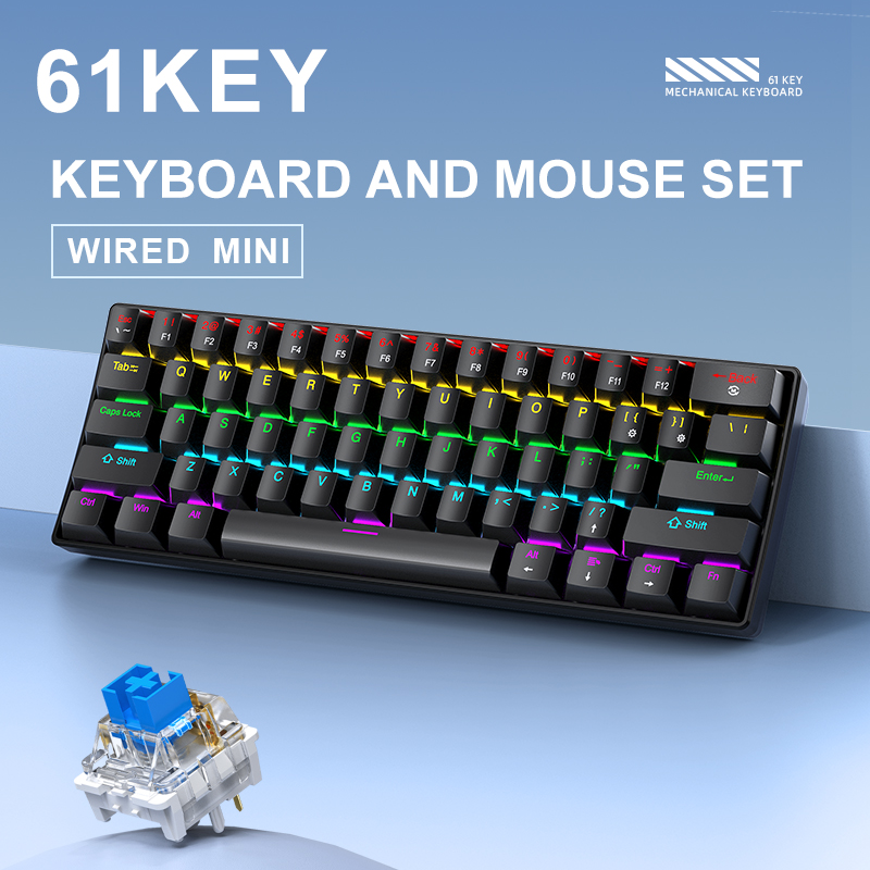 لوحة مفاتيح ميكانيكية صغيرة من - مراجعة Gaming Keyboard Hot Swappable وسعره