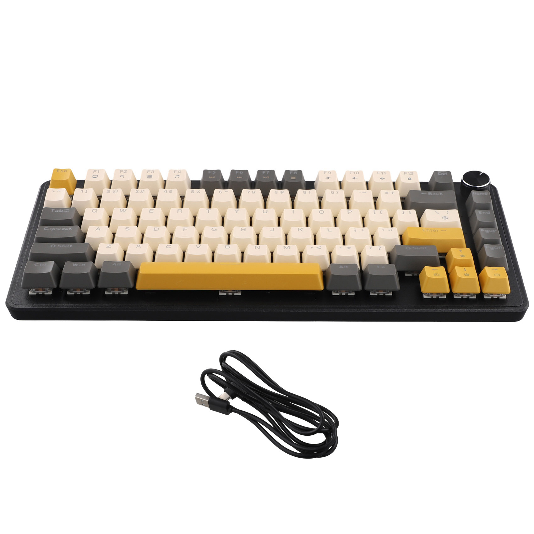 لوحة مفاتيح ألعاب K82 مع مقبض  - مراجعة Keyboard Gaming Blue Switch وسعره