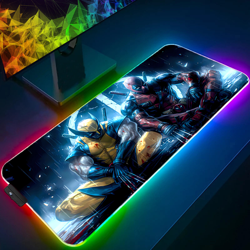 لوحة ماوس LED للألعاب بإضاءة خ - مراجعة Gaming Keyboard Theme وسعره
