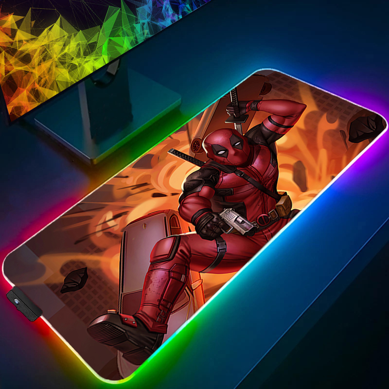 لوحة ماوس LED للألعاب بإضاءة خ - مراجعة Gaming Keyboard Theme وسعره