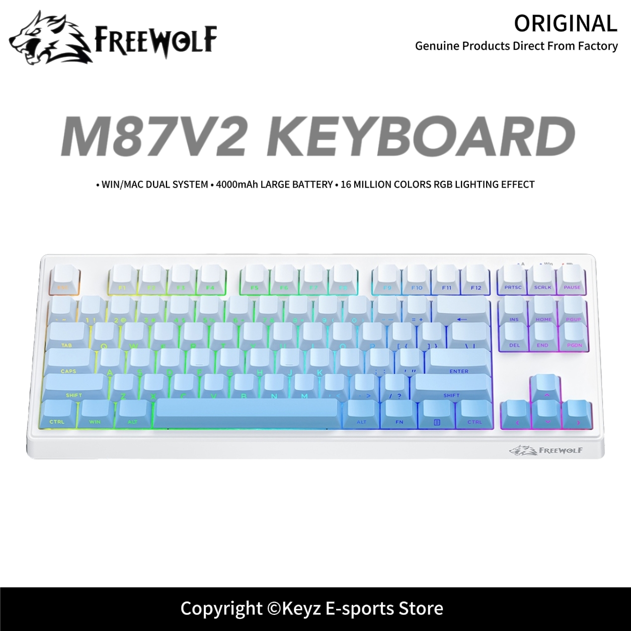 لوحة مفاتيح ألعاب ثلاثية الأوض - مراجعة Keyboard Gaming Transparent وسعره
