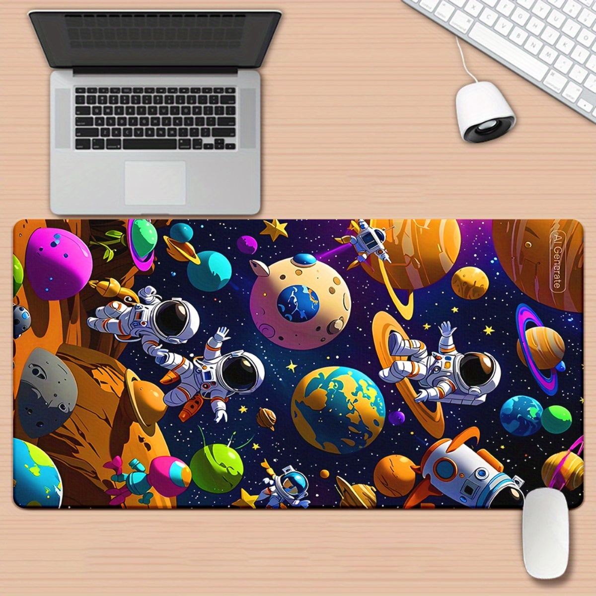 لوحة مكتب فنية مطبوعة بتصميم ر - مراجعة Gaming Keyboard Brand وسعره