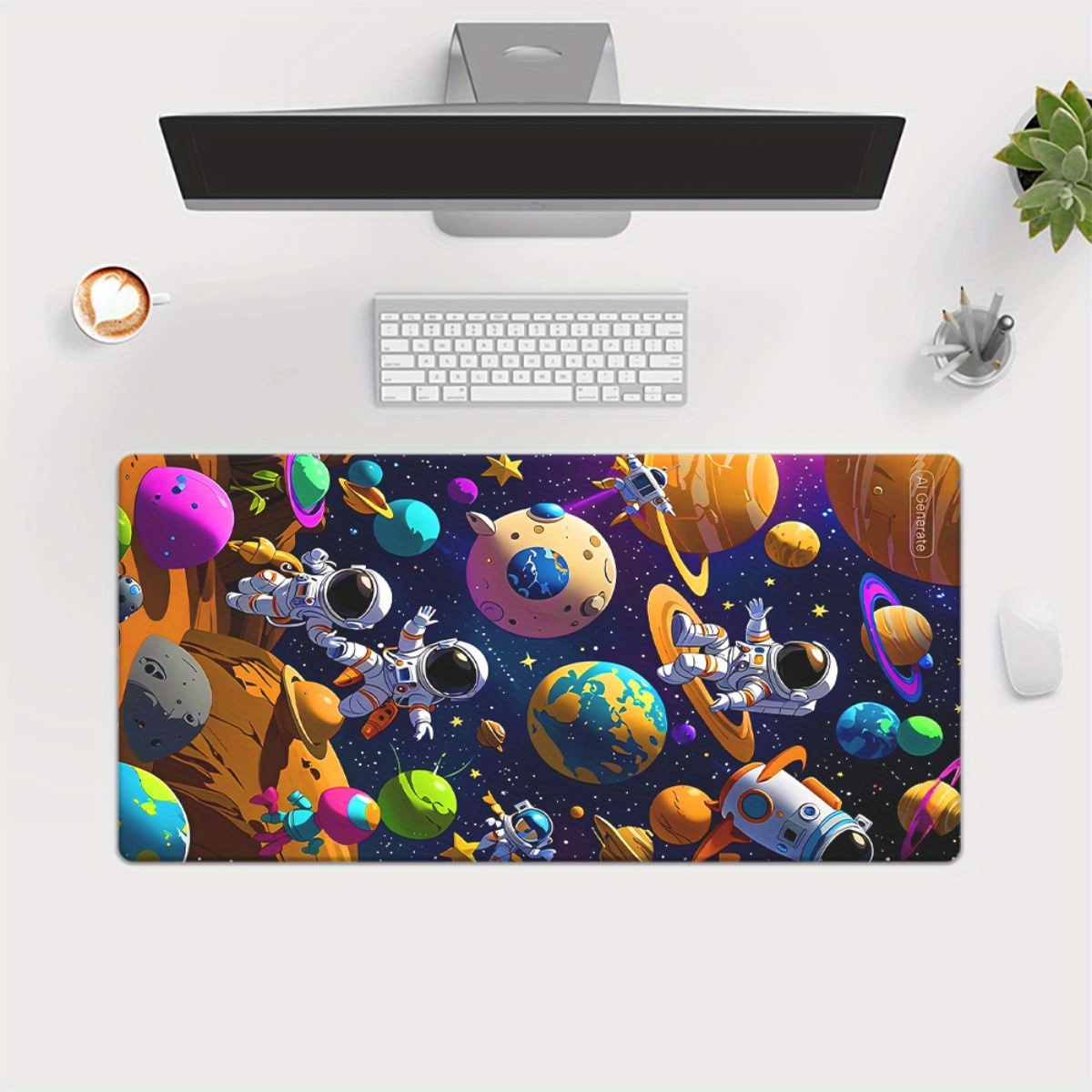 لوحة مكتب فنية مطبوعة بتصميم ر - مراجعة Gaming Keyboard Brand وسعره