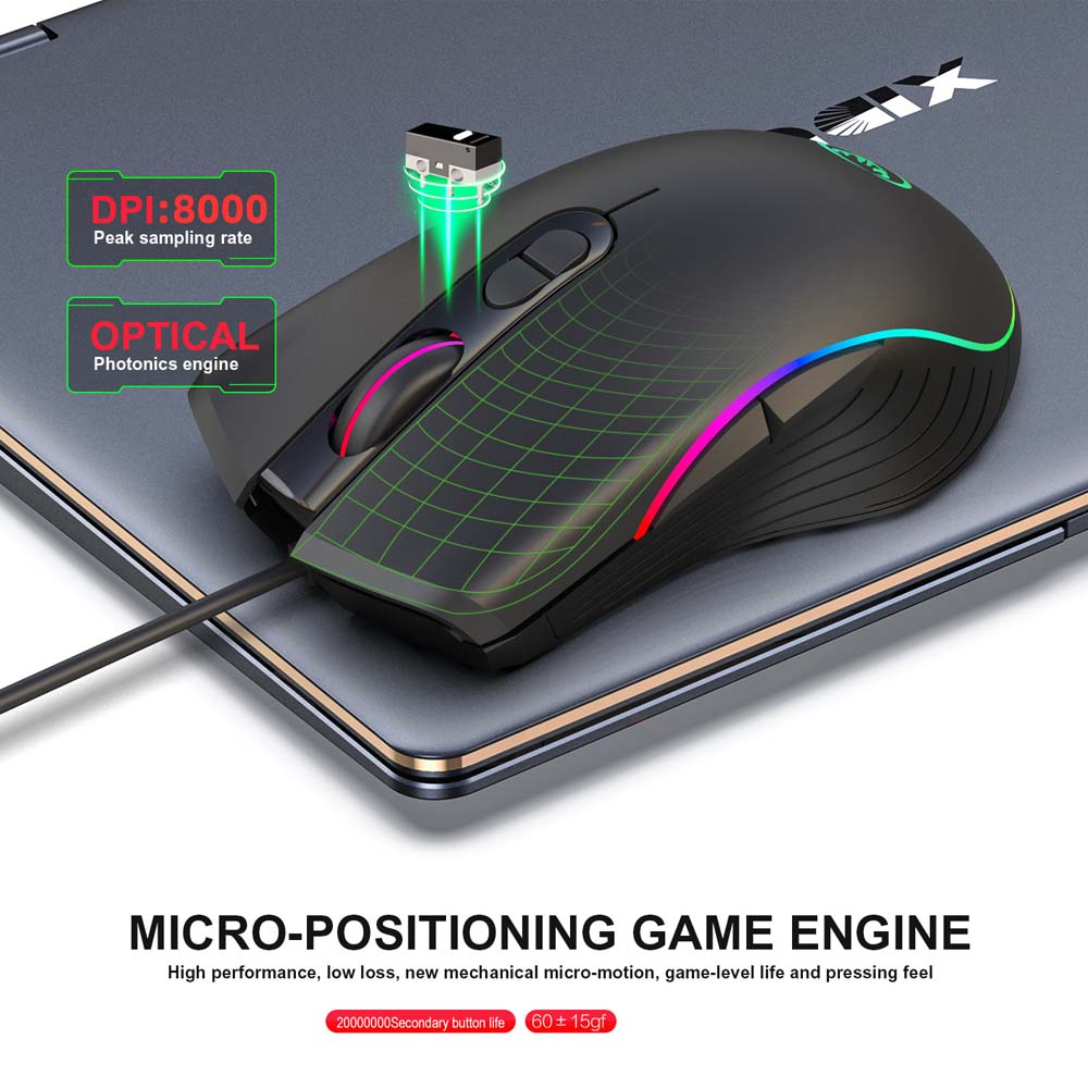 محول USB نوع C للوحة مفاتيح وم - مراجعة Gaming Keyboard Mouse Combo وسعره