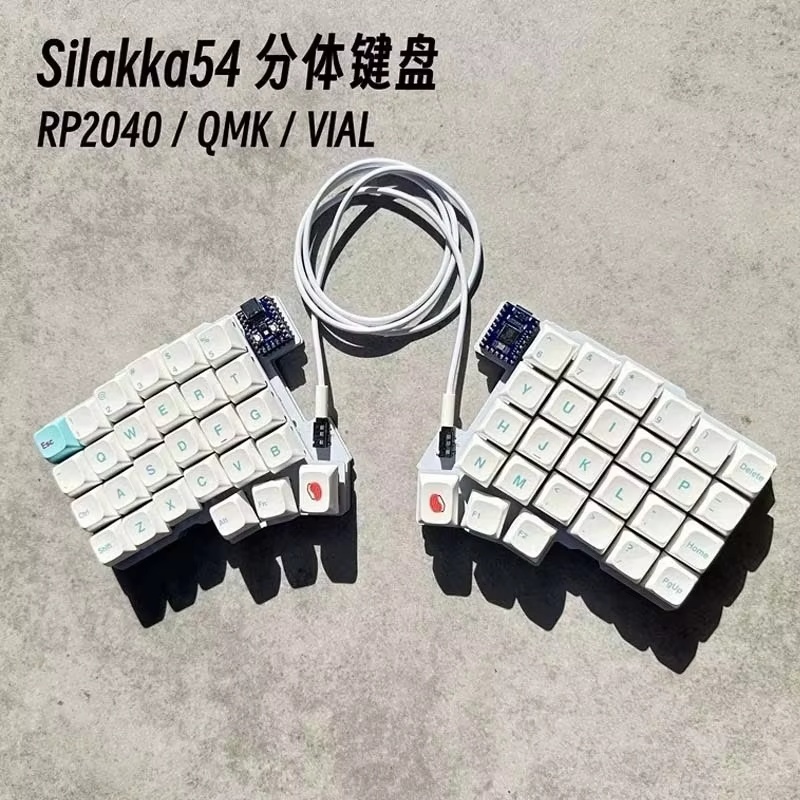 Silakka54 لوحة مفاتيح ميكانيكي - مراجعة Gaming Keyboard Hot Swappable وسعره