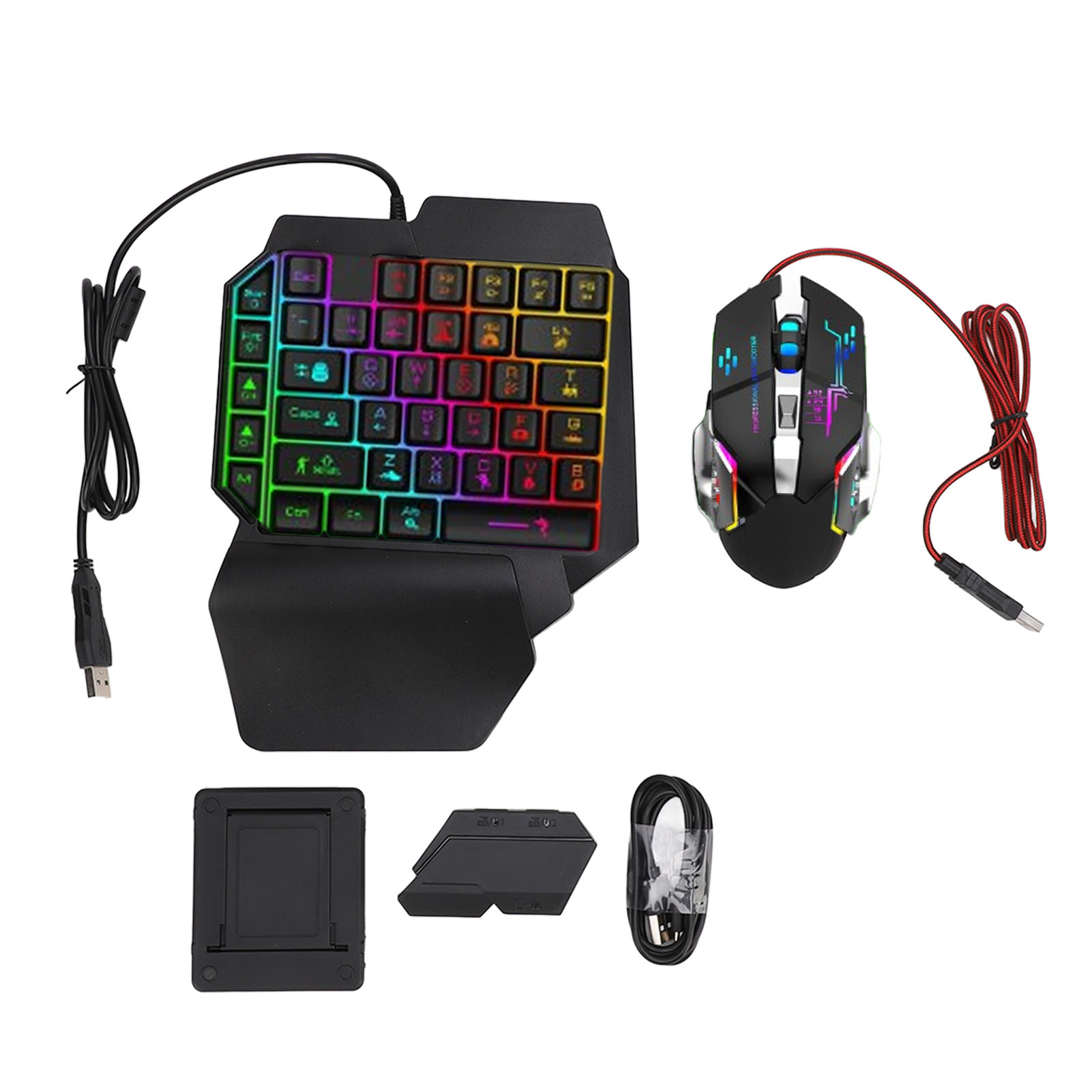 مجموعة محول لوحة مفاتيح وفأرة، - مراجعة Gaming Keyboard Mouse Combo وسعره