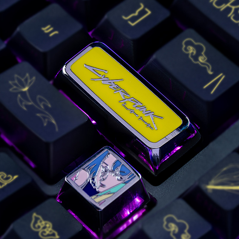 أغطية مفاتيح أنيمي بتصميم سايب - مراجعة Gaming Keyboard Theme وسعره