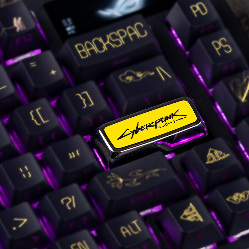 أغطية مفاتيح أنيمي بتصميم سايب - مراجعة Gaming Keyboard Theme وسعره