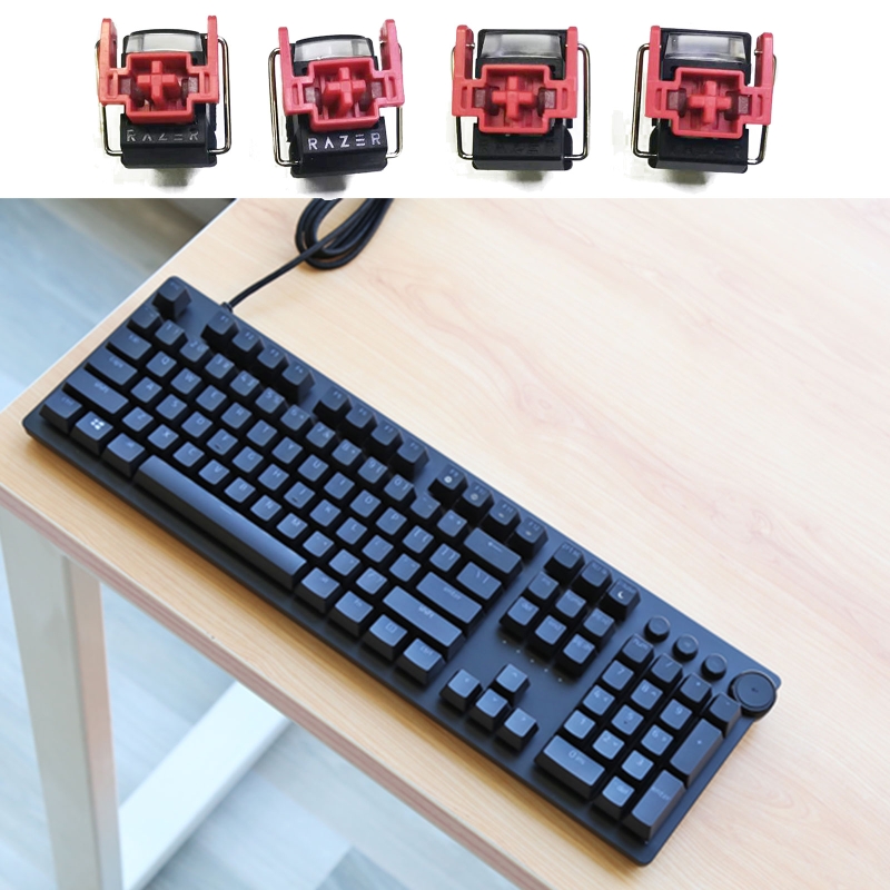 4 قطعة V2 Slient Liner الأحمر  - مراجعة Gaming Keyboard Hot Swappable وسعره