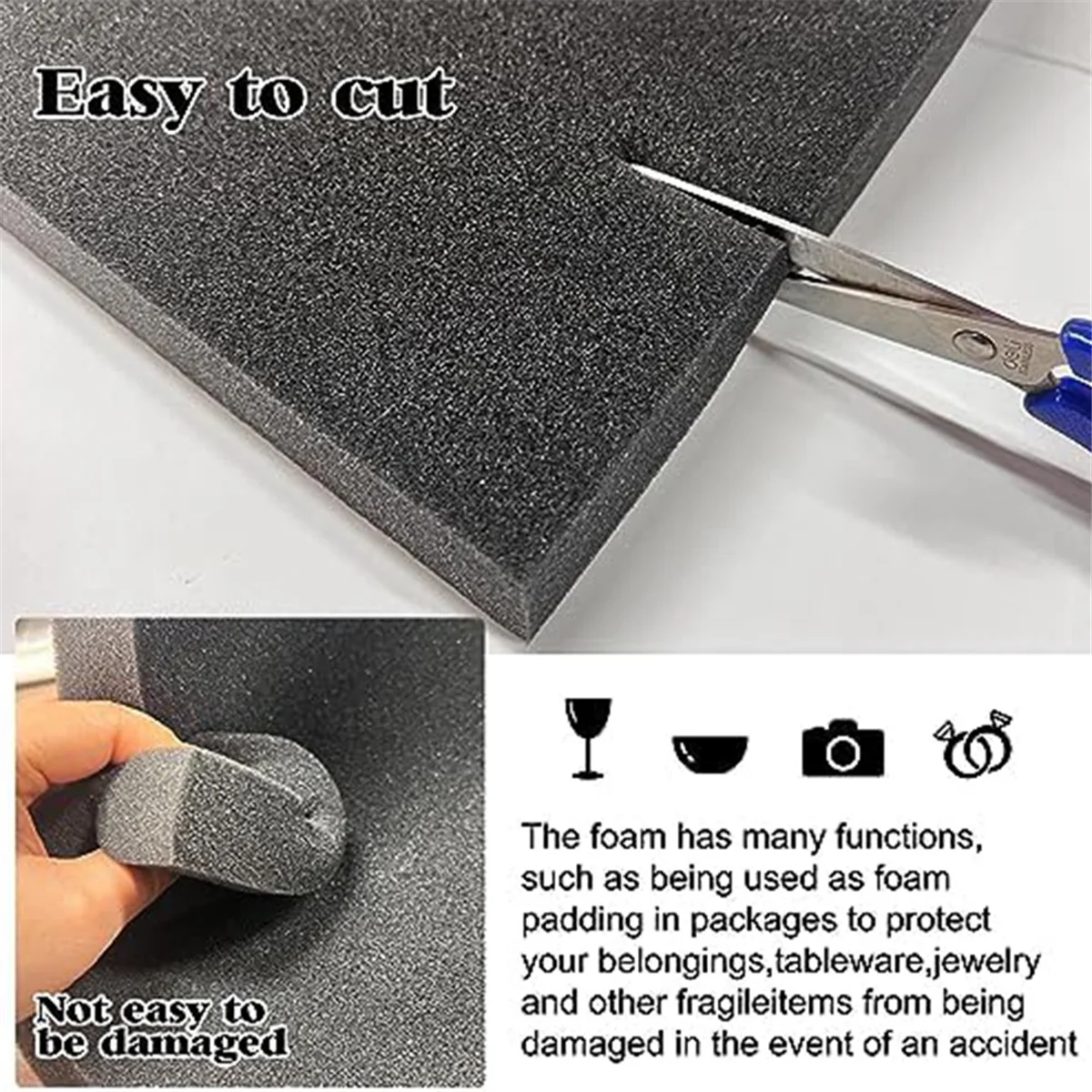 6 قطع من ألواح الفوم البولي يو - مراجعة Polyurethane Foam Sheet وسعره