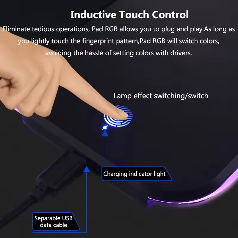 لوحة ماوس RGB مع شاحن لاسلكي 1 - مراجعة Gaming Keyboard Mouse Wireless وسعره