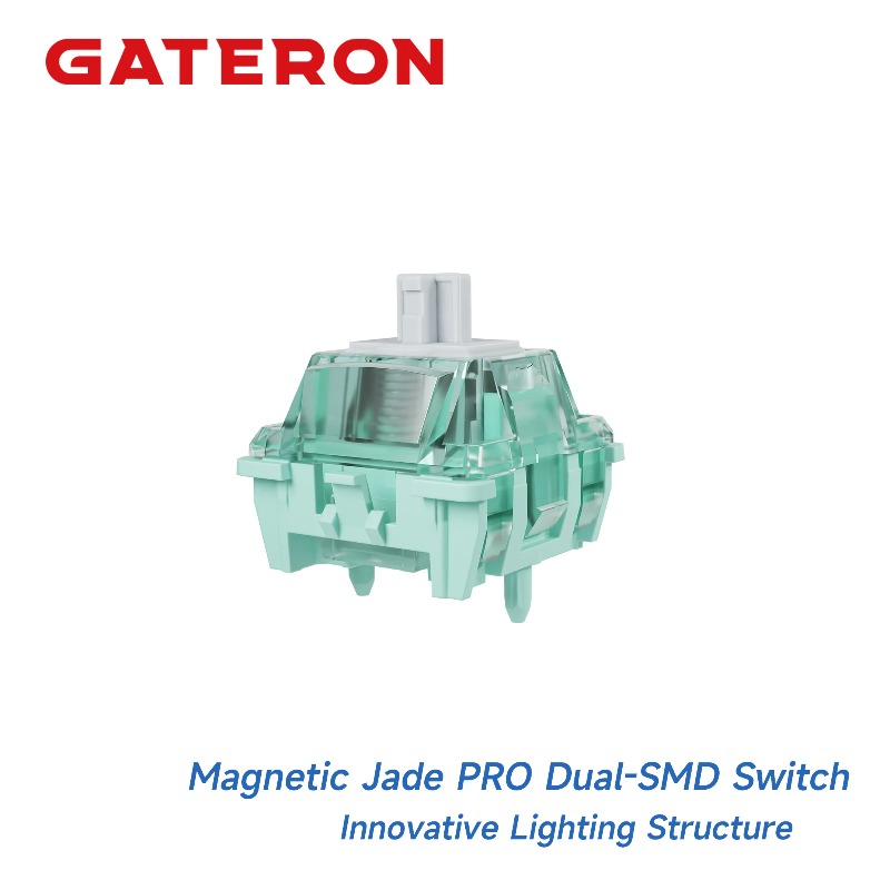 مفتاح GATERON Magnetic Jade PR - مراجعة Gaming Keyboard Hall Effect Switches وسعره