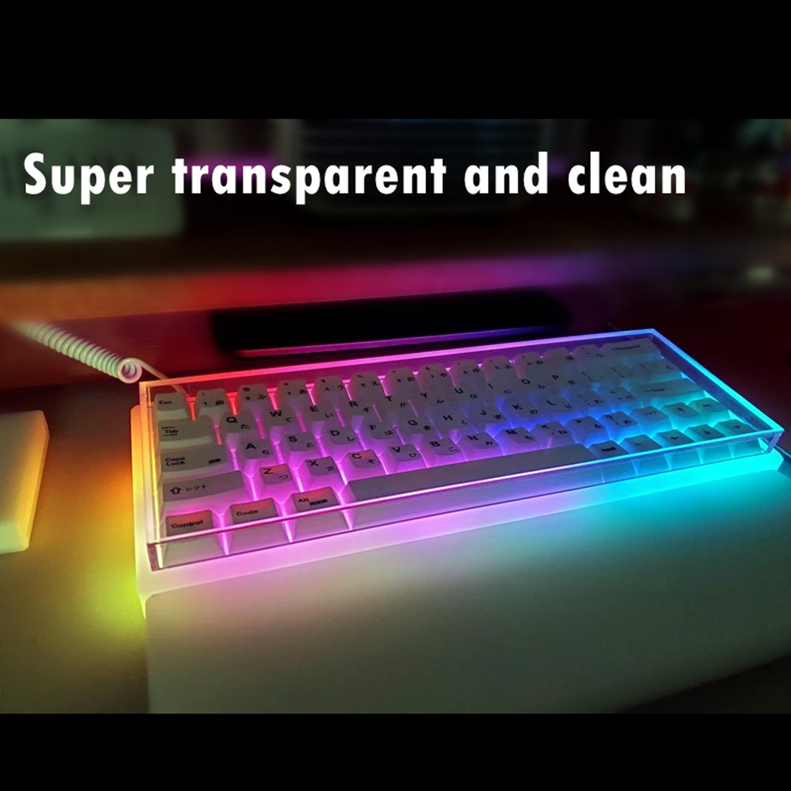 غطاء غبار للوحة المفاتيح الميك - مراجعة Keyboard Gaming Transparent وسعره