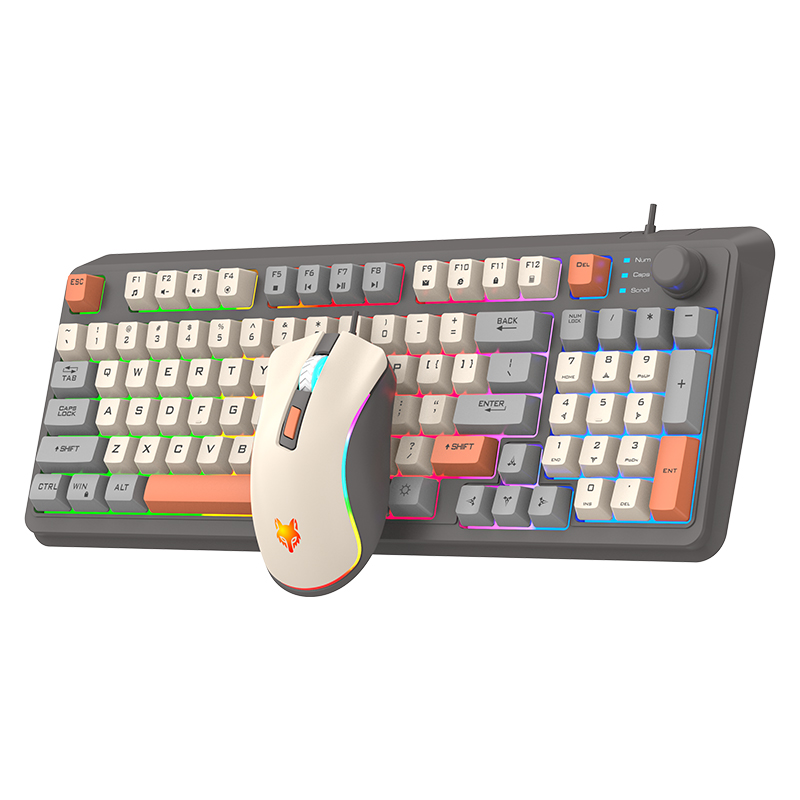 K820 USB السلكية لعبة لوحة الم - مراجعة Gaming Keyboard Mouse Combo وسعره