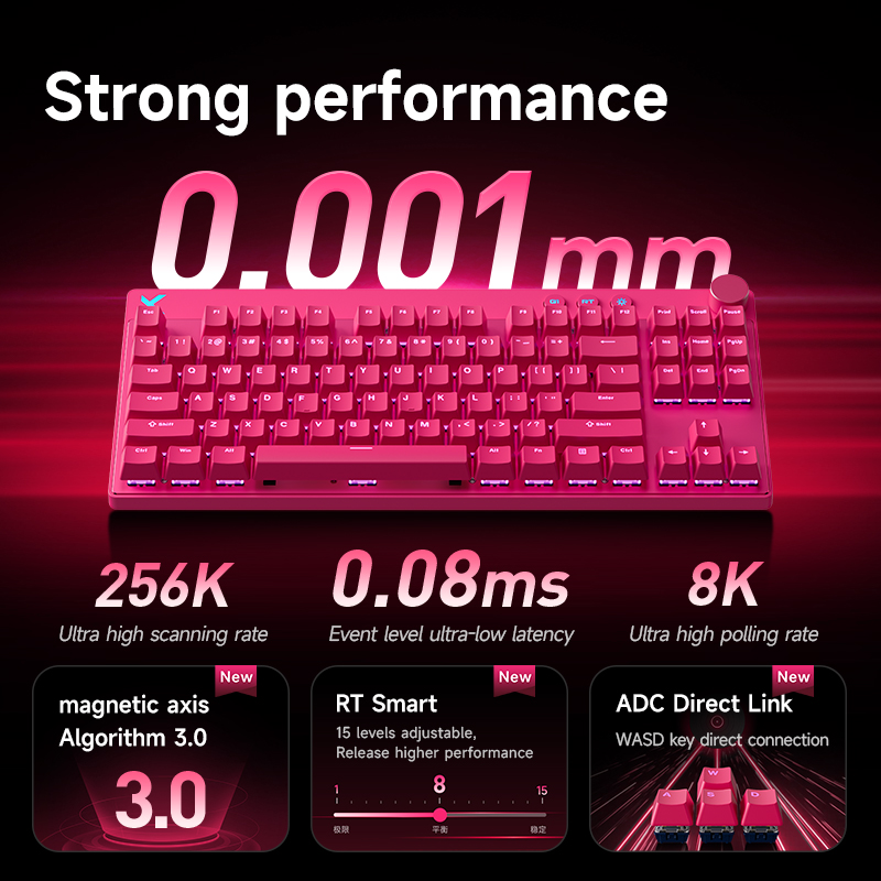 لوحة مفاتيح Mchose Mix87 المغن - مراجعة Keyboard Gaming Transparent وسعره