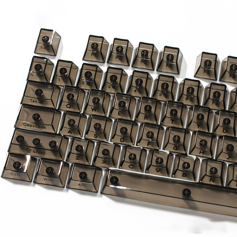 أغطية مفاتيح شفافة كريستالية ب - مراجعة Keyboard Gaming Transparent وسعره