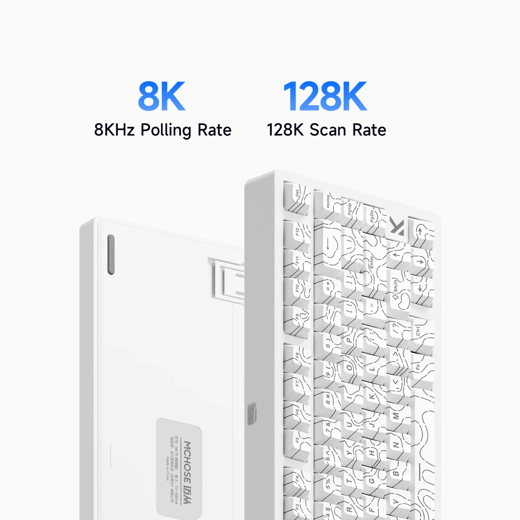 MCHOSE Jet 75 مفتاح مغناطيسي ل - مراجعة Gaming Keyboard Hall Effect Switches وسعره