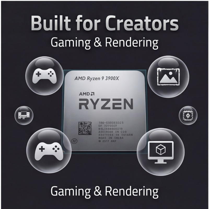 معالج سطح المكتب AMD Ryzen 9 3 - مراجعة Amd Cpu Ryzen 9 وسعره