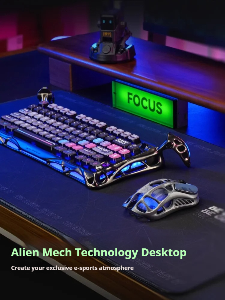 ماوس لاسلكي GravaStar M1 M2 أو - مراجعة Gaming Keyboard Mouse Wireless وسعره